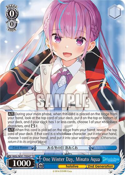 One Winter Day, Minato Aqua HOL/W91-TE047 TD