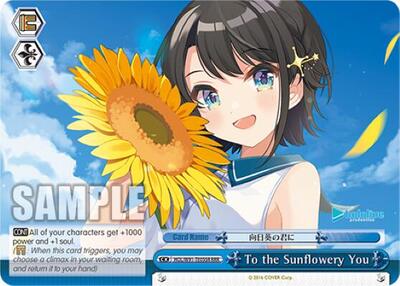 To the Sunflowery You HOL/W91-TE055R RRR
