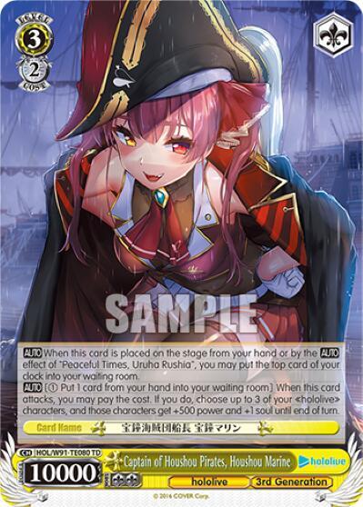 Captain of Houshou Pirates, Houshou Marine HOL/W91-TE080 TD
