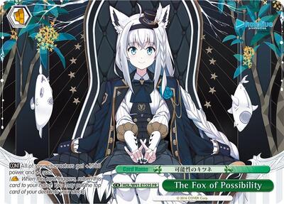 The Fox of Possibility HOL/W91-E153S PR