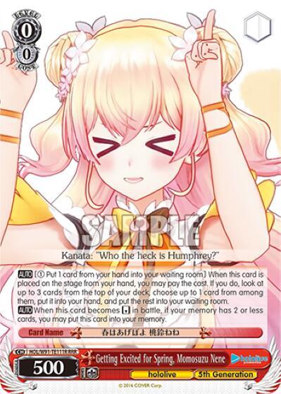 Getting Excited for Spring, Momosuzu Nene HOL/W91-TE111R RRR