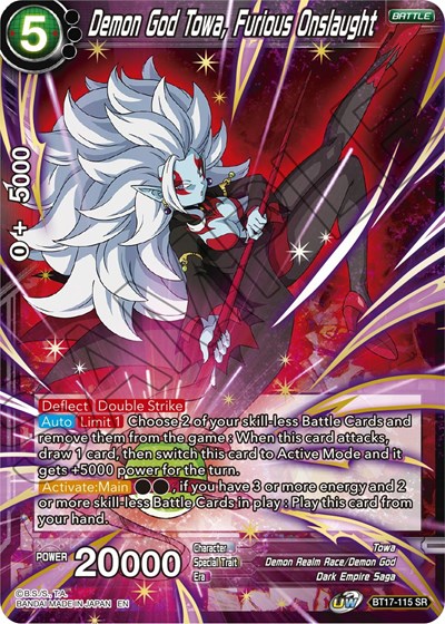 Demon God Towa, Furious Onslaught BT17-115