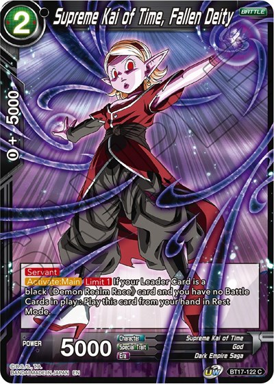 Supreme Kai of Time, Fallen Deity BT17-122