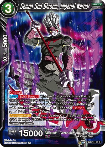 Demon God Shroom, Imperial Warrior BT17-123