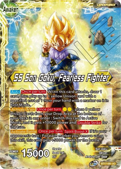 Son Goku // SS Son Goku, Fearless Fighter BT17-081