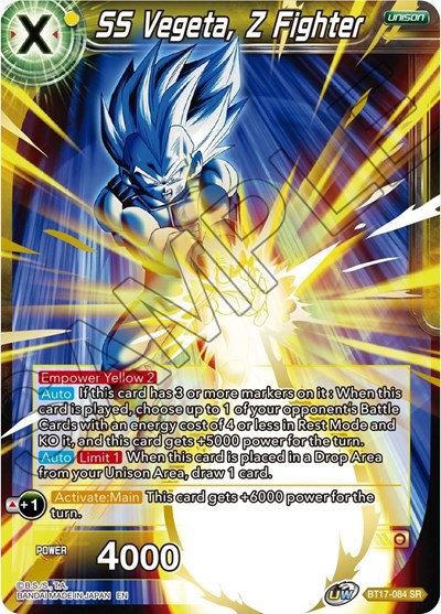 SS Vegeta, Z Fighter BT17-084