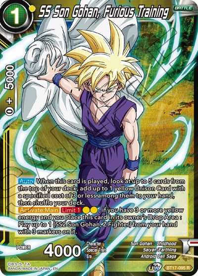SS Son Gohan, Furious Training BT17-095