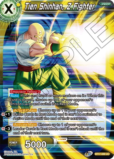 Tien Shinhan, Z Fighter BT17-088