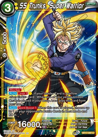 SS Trunks, Super Warrior BT17-097