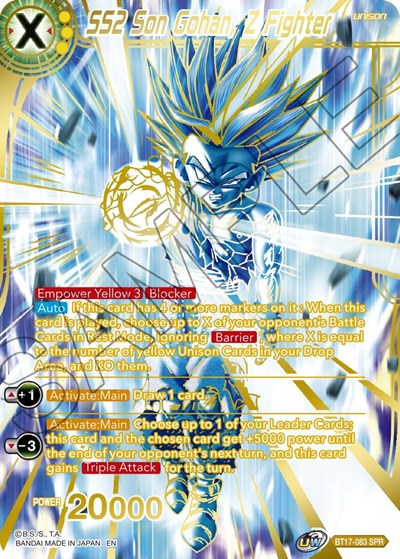 SS2 Son Gohan, Z Fighter BT17-083