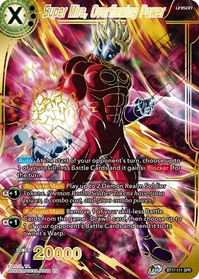 Super Mira, Overflowing Power BT17-111
