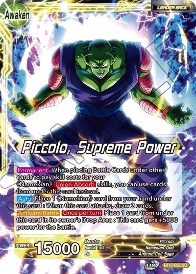 Piccolo // Piccolo, Supreme Power BT17-082