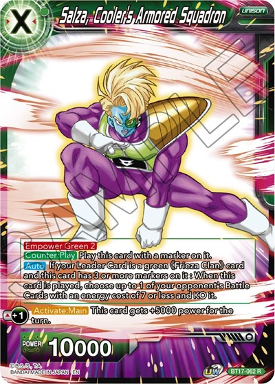 Salza, Cooler's Armored Squadron BT17-062
