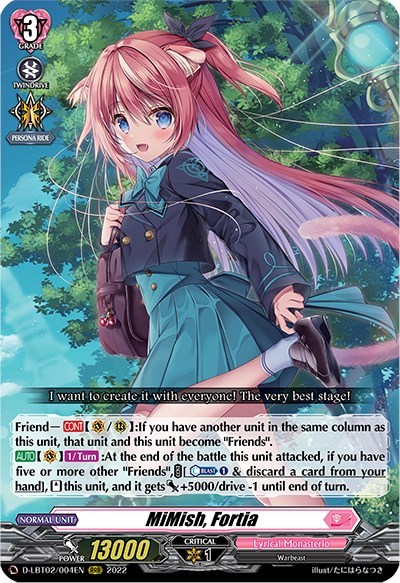 MiMish, Fortia [D Format] D-LBT02/004EN