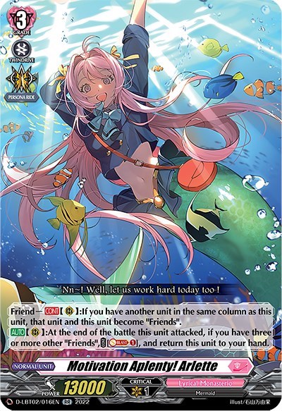 Motivation Aplenty! Arlette [D Format] D-LBT02/016EN