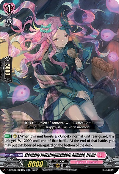 Eternally Indistinguishable Aubade, Irene [D Format] D-LBT02/024EN