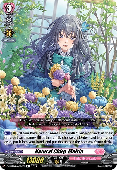 Natural Chirp, Melria [D Format] D-LBT02/030EN