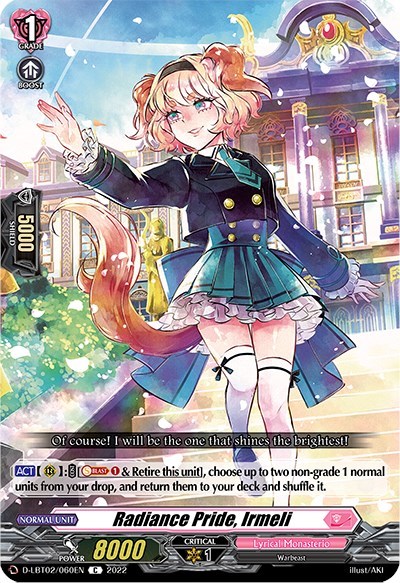 Radiance Pride, Irmeli [D Format] D-LBT02/060EN