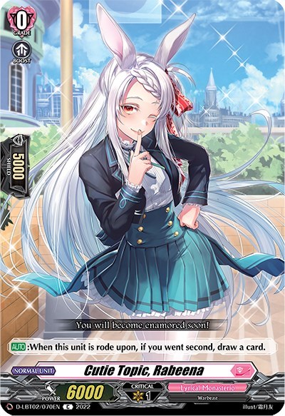 Cutie Topic, Rabeena [D Format] D-LBT02/070EN