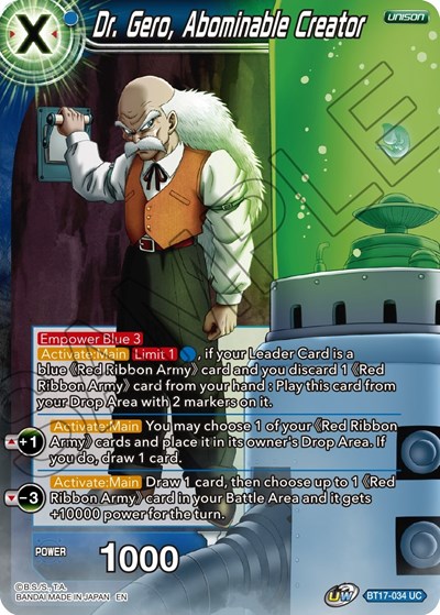Dr. Gero, Abominable Creator BT17-034
