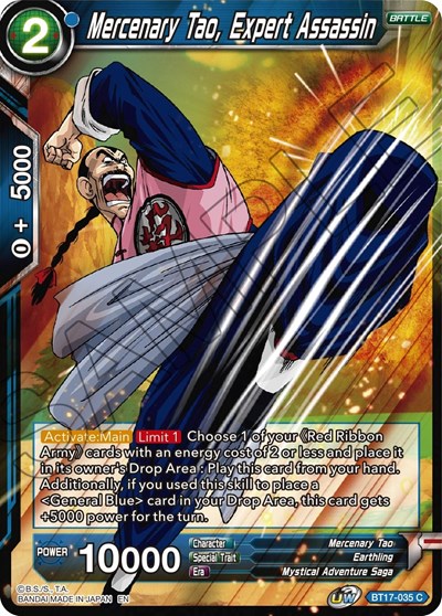 Mercenary Tao, Expert Assassin BT17-035