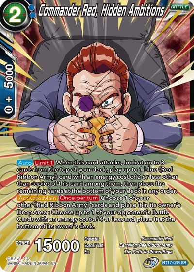 Commander Red, Hidden Ambitions BT17-036