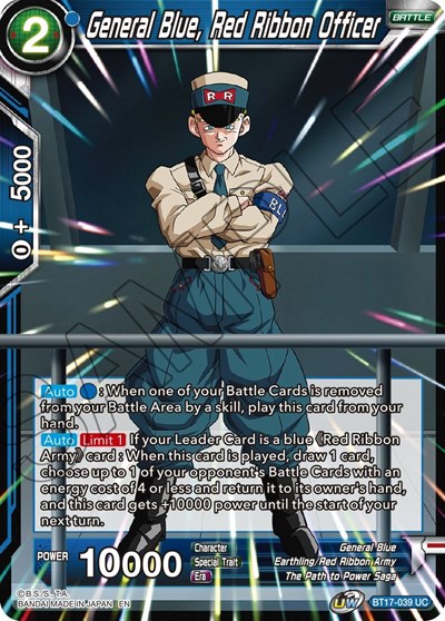 General Blue, Red Ribbon Officer BT17-039