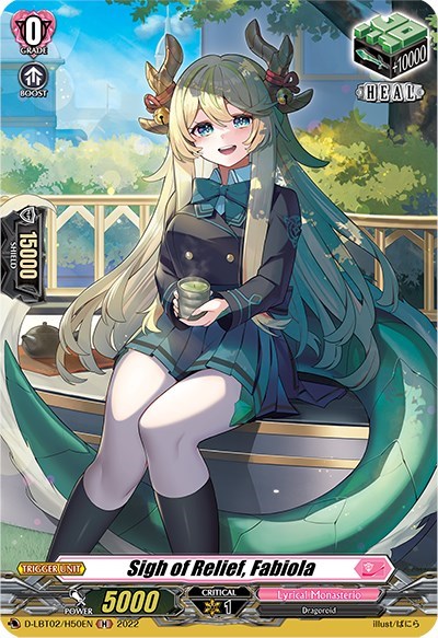 Sigh of Relief, Fabiola [D Format] D-LBT02/H50EN