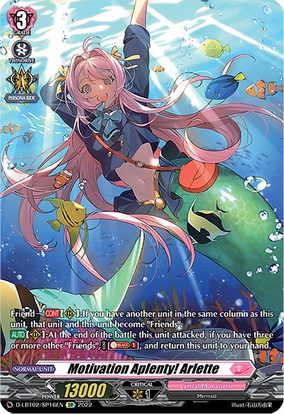 Motivation Aplenty! Arlette [D Format] D-LBT02/SP16EN
