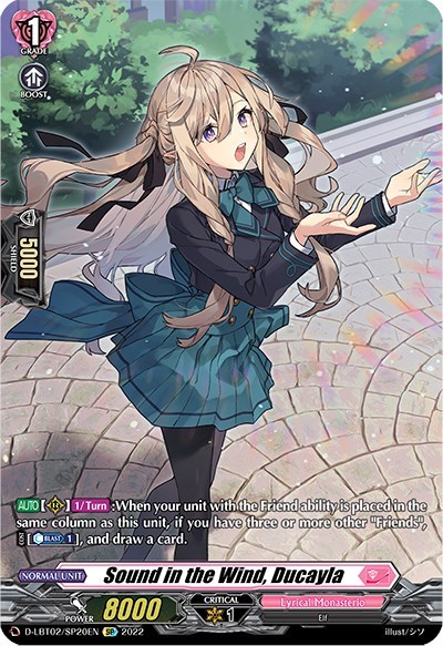 Sound in the Wind, Ducayla [D Format] D-LBT02/SP20EN