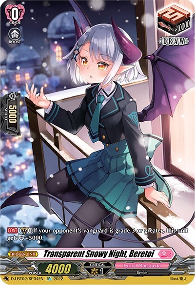 Transparent Snowy Night, Beretoi [D Format] D-LBT02/SP34EN