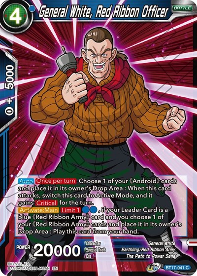 General White, Red Ribbon Officer BT17-041
