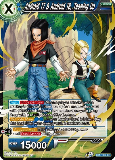 Android 17 & Android 18, Teaming Up BT17-033