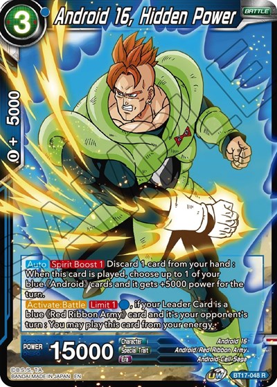 Android 16, Hidden Power BT17-048