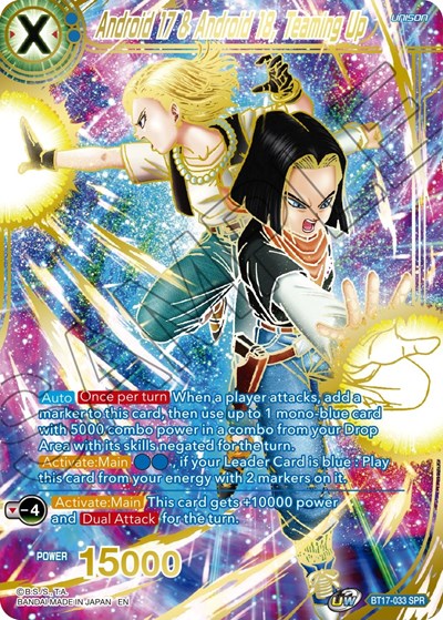 Android 17 & Android 18, Teaming Up BT17-033