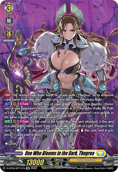 One Who Blooms in the Dark, Thegrea [D Format] D-BT05/SP11EN
