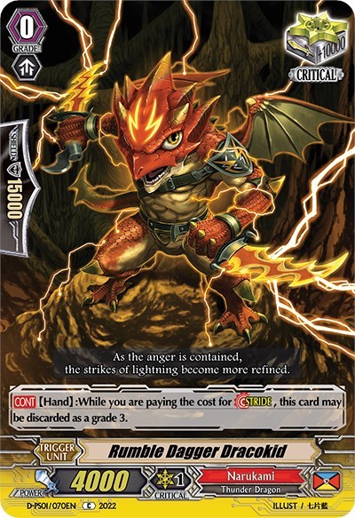 Rumble Dagger Dracokid [P Format] D-PS01/070EN