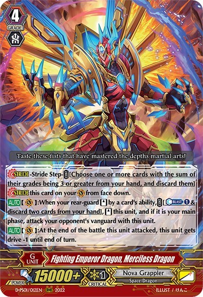 Fighting Emperor Dragon, Merciless Dragon [P Format] D-PS01/012EN