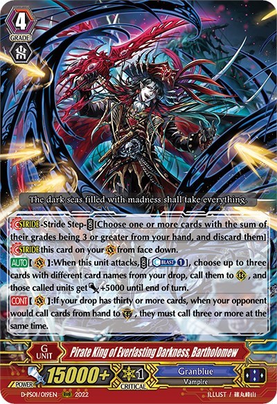 Pirate King of Everlasting Darkness, Bartholomew [P Format] D-PS01/019EN