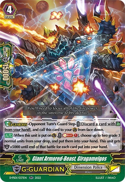 Giant Armored-Beast, Giragamelgos [P Format] D-PS01/037EN