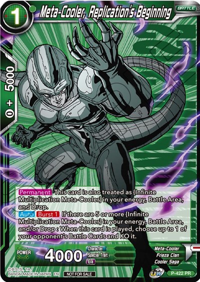 Meta-Cooler, Replication's Beginning P-422