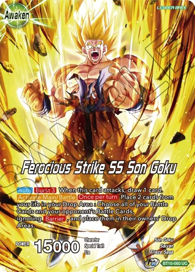 Son Goku // Ferocious Strike SS Son Goku BT10-060