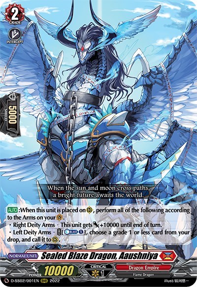 Sealed Blaze Dragon, Aaushniya [D Format] D-SS02/001EN