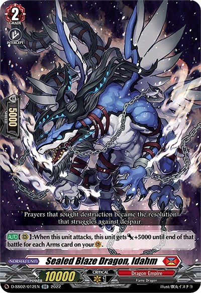 Sealed Blaze Dragon, Idahm [D Format] D-SS02/012EN
