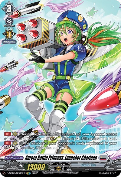 Aurora Battle Princess, Launcher Charleen [D Format] D-SS02/SP06EN