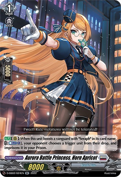 Aurora Battle Princess, Horn Apricot [D Format] D-SS02/024EN