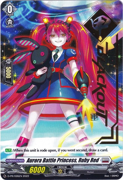 Aurora Battle Princess, Ruby Red [D Format] D-PR/095EN 2022