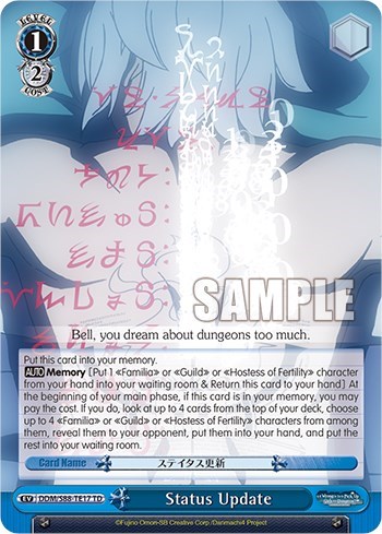 Status Update DDM/S88-TE17 TD — Is it Wrong to Try to Pick Up Girls in a Dungeon?