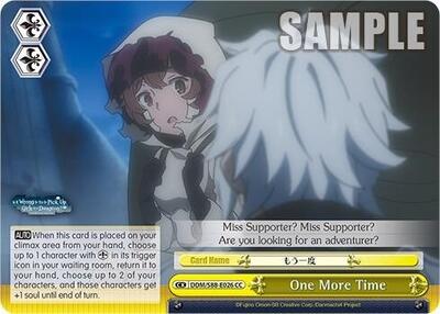 One More Time DDM/S88-E026 CC