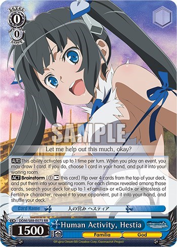 Human Activity, Hestia DDM/S88-E075 RR